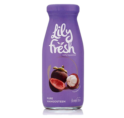 lily fresh imported pure mangosteen juice 180 ml